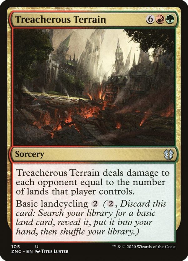 Treacherous Terrain [Zendikar Rising Commander] Supply