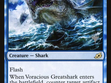 Voracious Greatshark (Promo Pack) [Ikoria: Lair of Behemoths Promos] For Discount