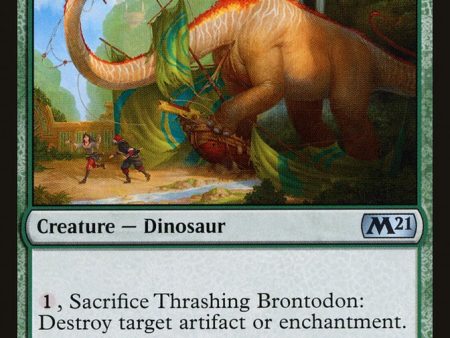 Thrashing Brontodon [Core Set 2021] Online Hot Sale