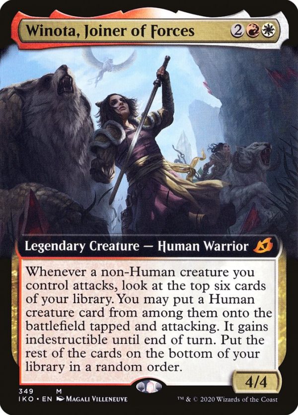 Winota, Joiner of Forces (Extended Art) [Ikoria: Lair of Behemoths] Sale