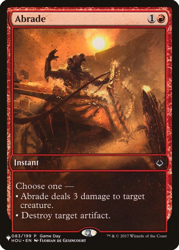 Abrade [The List] Discount