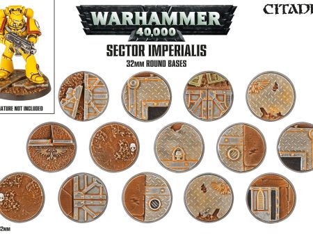 Citadel Sector Imperialis 32mm Round Bases on Sale