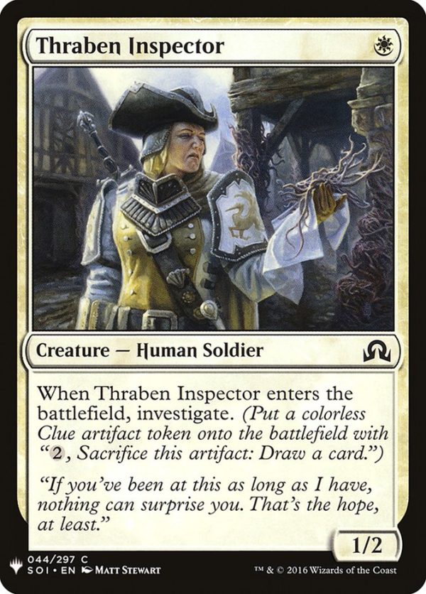 Thraben Inspector [Mystery Booster] Cheap