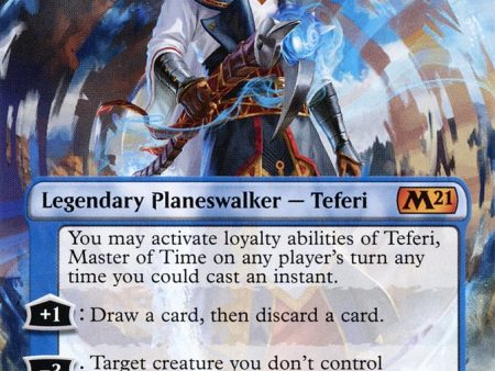 Teferi, Master of Time (Borderless) [Core Set 2021] For Cheap