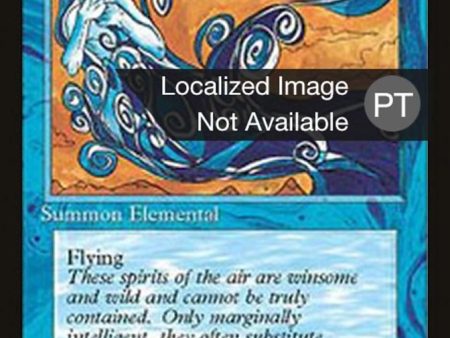 Air Elemental [Fourth Edition (Foreign Black Border)] on Sale