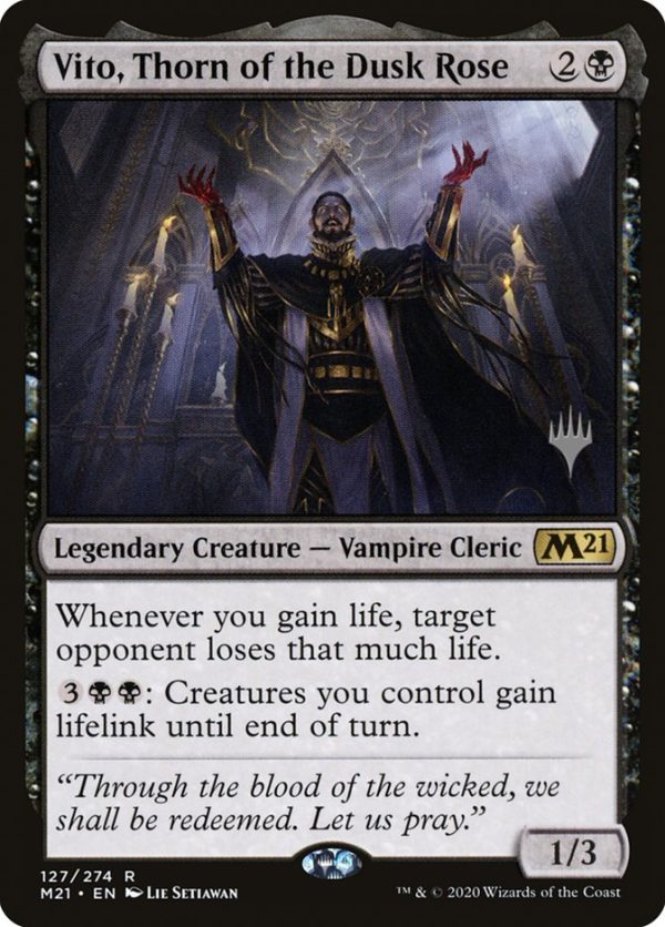 Vito, Thorn of the Dusk Rose (Promo Pack) [Core Set 2021 Promos] on Sale