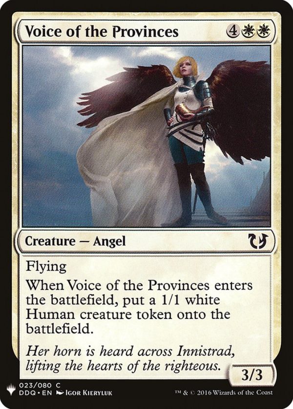 Voice of the Provinces [Mystery Booster] Online now