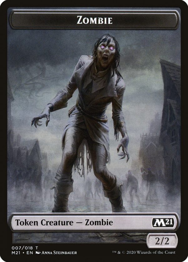 Weird    Zombie Double-Sided Token [Core Set 2021 Tokens] Online Sale