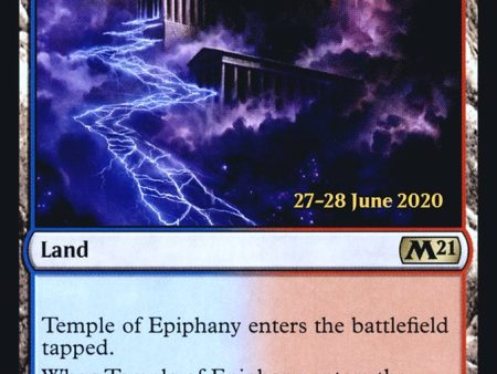 Temple of Epiphany [Core Set 2021 Prerelease Promos] For Sale