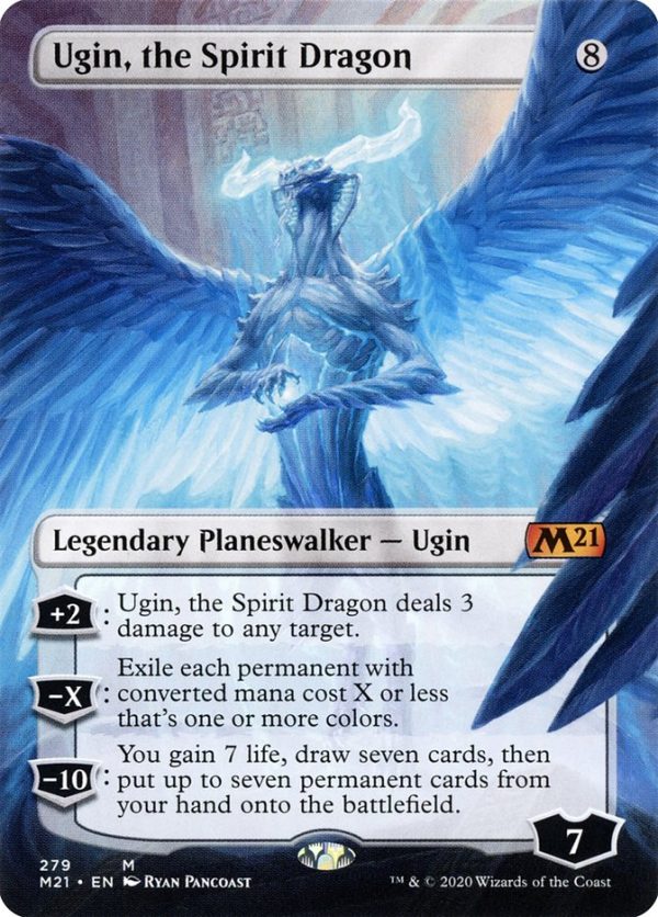 Ugin, the Spirit Dragon (279) (Borderless) [Core Set 2021] Cheap