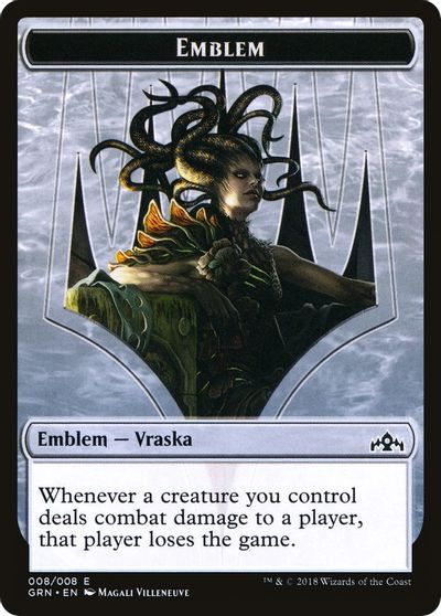 Vraska Emblem    Human Double-Sided Token [Challenger Decks 2020 Tokens] Online