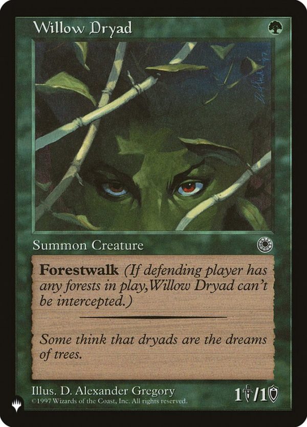 Willow Dryad [The List] Discount