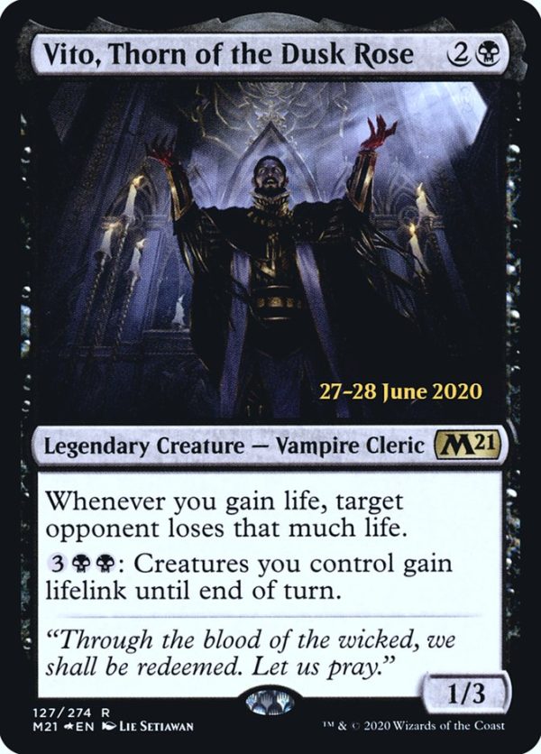 Vito, Thorn of the Dusk Rose [Core Set 2021 Prerelease Promos] Online Hot Sale