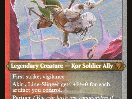 Akiri, Line-Slinger (Etched) [Commander Legends] Hot on Sale