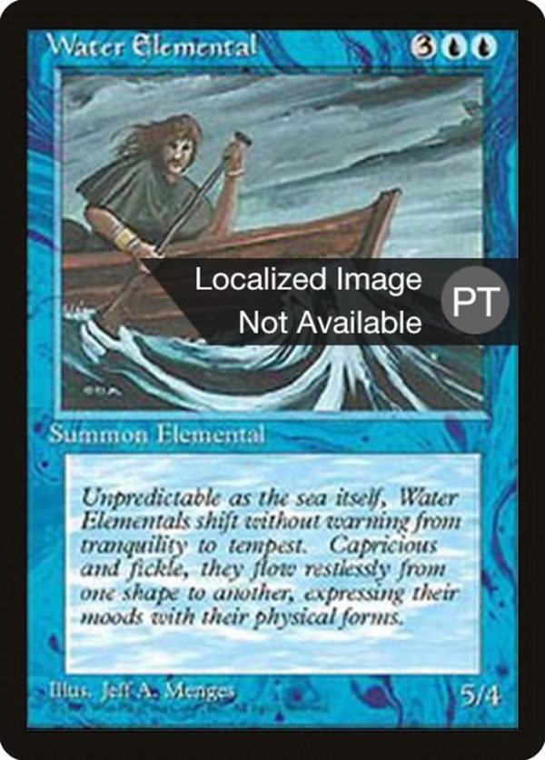 Water Elemental [Fourth Edition (Foreign Black Border)] Cheap