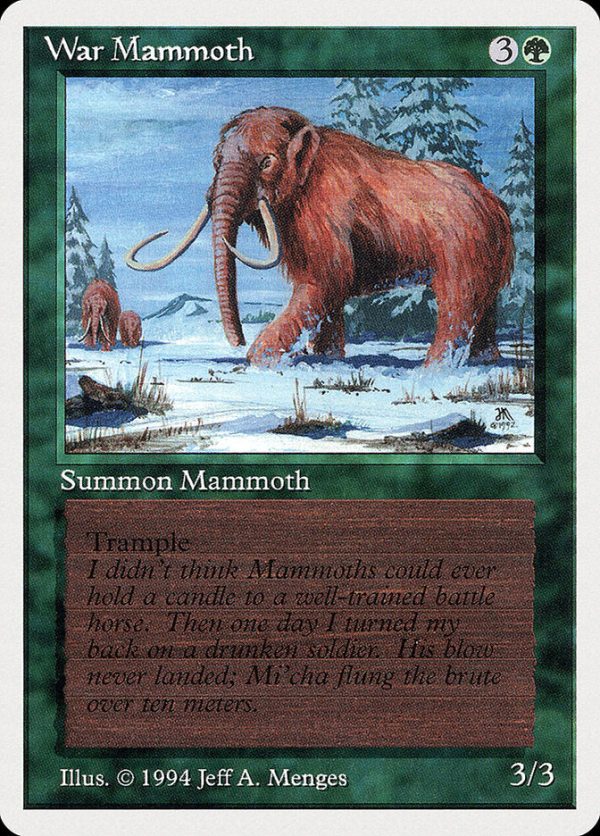 War Mammoth [Summer Magic   Edgar] Sale