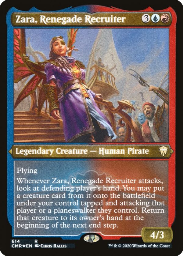 Zara, Renegade Recruiter (Etched) [Commander Legends] Online now