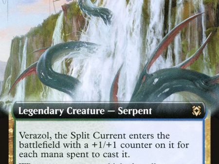 Verazol, the Split Current (Extended Art) [Zendikar Rising] Sale