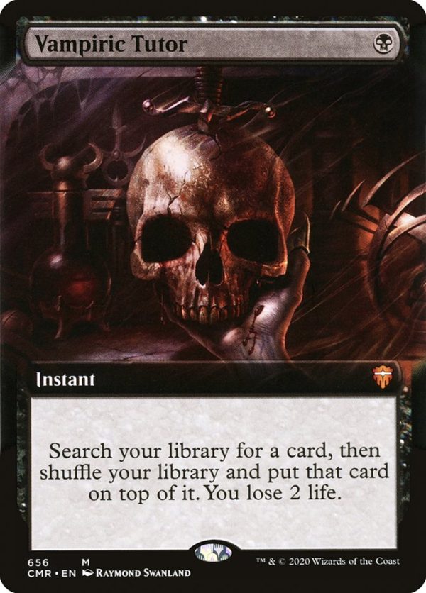 Vampiric Tutor (Extended Art) [Commander Legends] on Sale