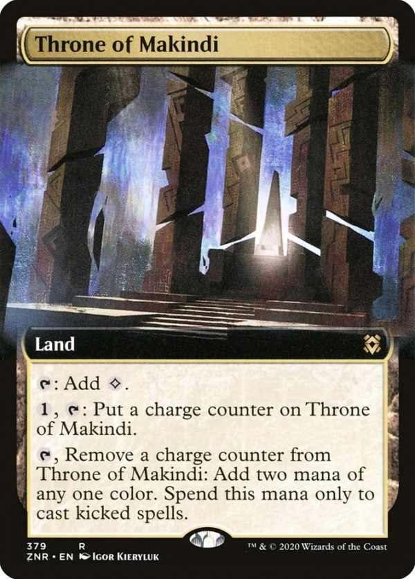 Throne of Makindi (Extended Art) [Zendikar Rising] Online Hot Sale