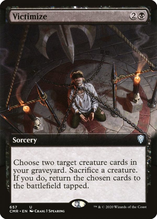 Victimize (Extended Art) [Commander Legends] Hot on Sale