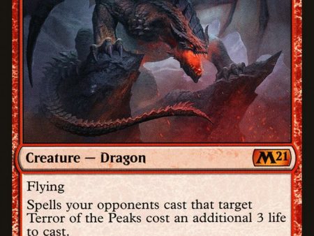 Terror of the Peaks [Core Set 2021] Hot on Sale