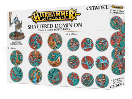 Citadel Shattered Dominion 25mm & 32mm Round Bases Hot on Sale