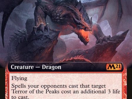 Terror of the Peaks (Extended Art) [Core Set 2021] Online Hot Sale