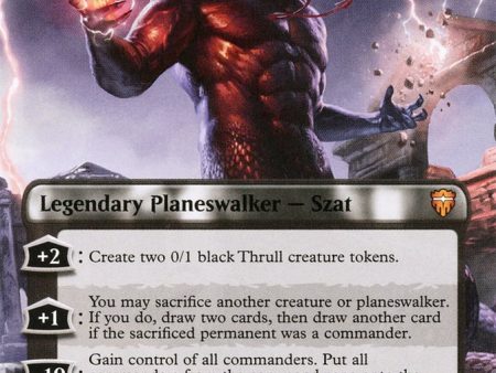 Tevesh Szat, Doom of Fools (Borderless) [Commander Legends] For Sale