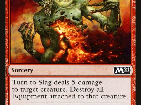 Turn to Slag [Core Set 2021] For Sale