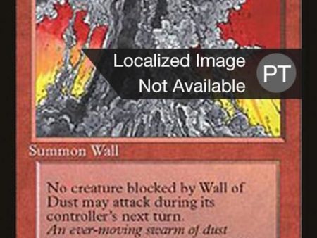 Wall of Dust [Fourth Edition (Foreign Black Border)] Fashion