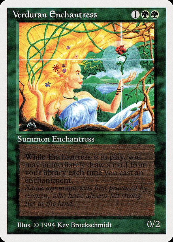 Verduran Enchantress [Summer Magic   Edgar] Hot on Sale