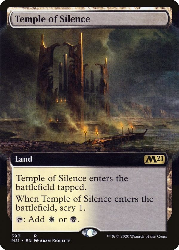 Temple of Silence (Extended Art) [Core Set 2021] Supply