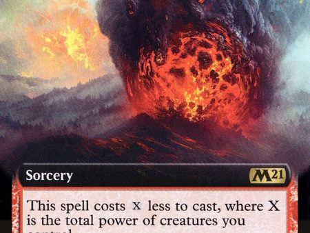 Volcanic Salvo (Extended Art) [Core Set 2021] For Sale