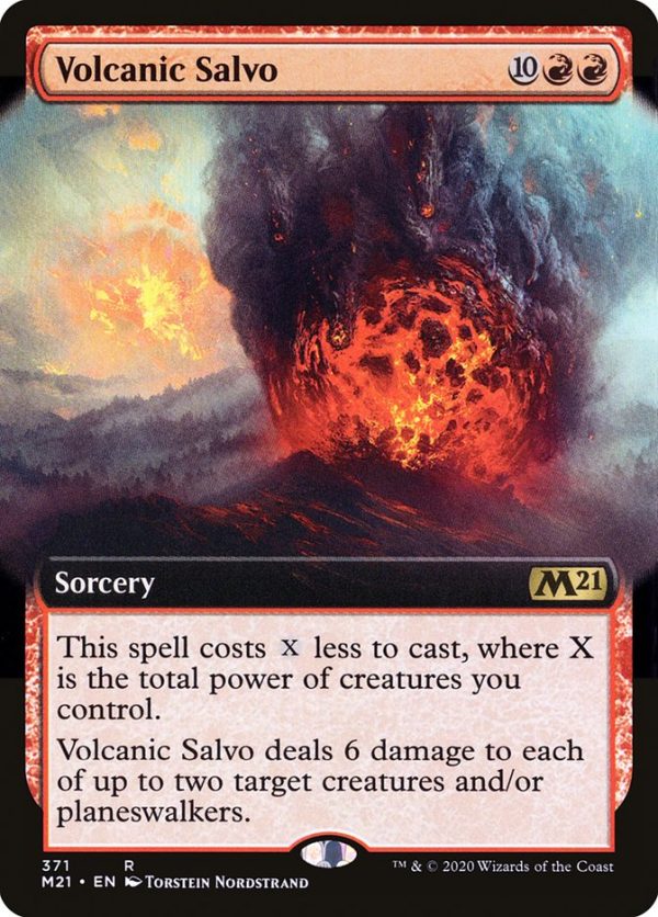 Volcanic Salvo (Extended Art) [Core Set 2021] For Sale