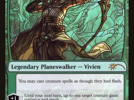 Vivien, Champion of the Wilds (Stained Glass) [Secret Lair Drop Promos] Discount