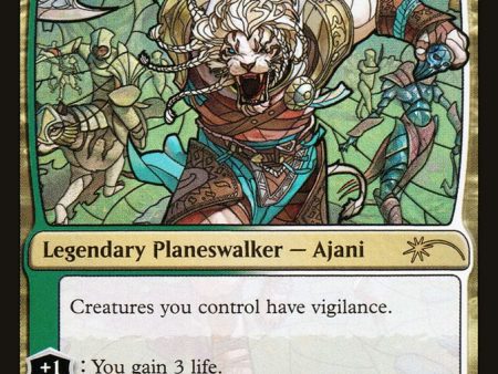 Ajani, the Greathearted (Stained Glass) [Secret Lair Drop Promos] Online Sale