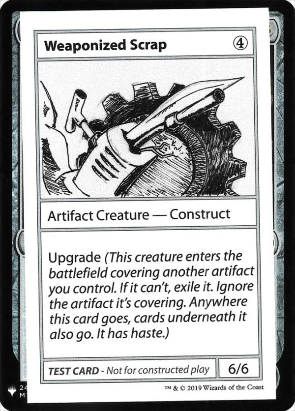 Weaponized Scrap [Mystery Booster Playtest Cards] Hot on Sale