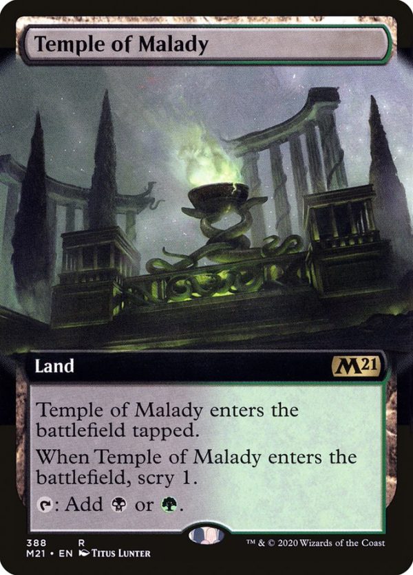 Temple of Malady (Extended Art) [Core Set 2021] Online now