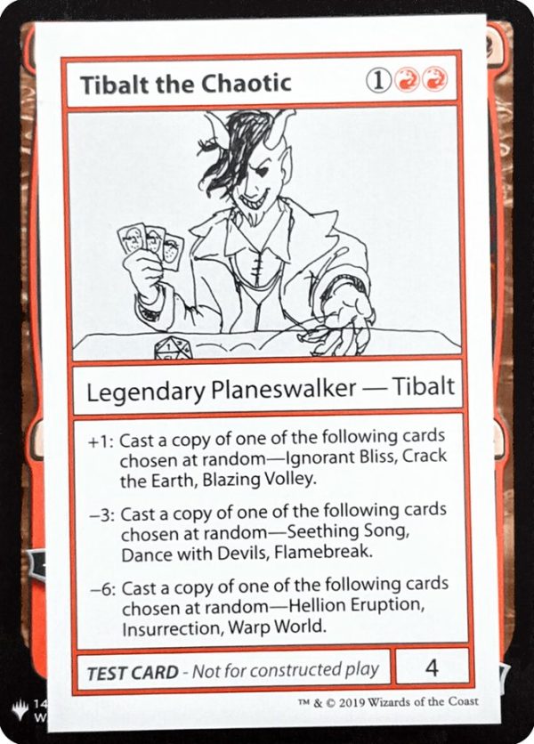 Tibalt the Chaotic [Mystery Booster Playtest Cards] Hot on Sale