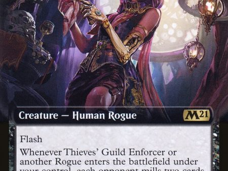 Thieves  Guild Enforcer (Extended Art) [Core Set 2021] Hot on Sale