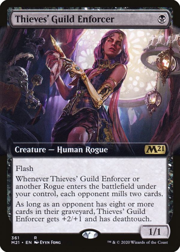 Thieves  Guild Enforcer (Extended Art) [Core Set 2021] Hot on Sale