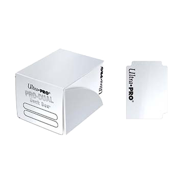 Ultra Pro - PRO Dual Small White Deck Box (120) Supply