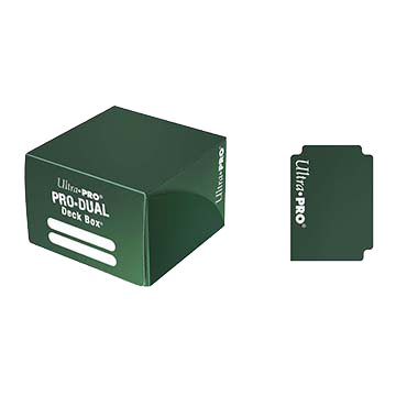 Ultra Pro - PRO Dual Standard Green Deck Box (180) Online