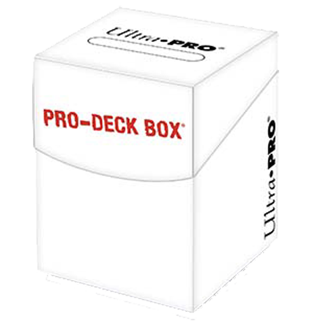 Ultra Pro - PRO 100+ White Deck Box Discount