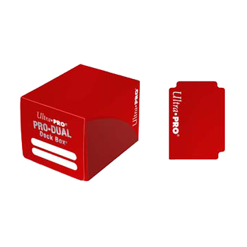 Ultra Pro - PRO Dual Small Red Deck Box (120) on Sale