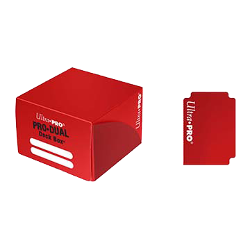 Ultra Pro - PRO Dual Standard Red Deck Box (180) For Cheap